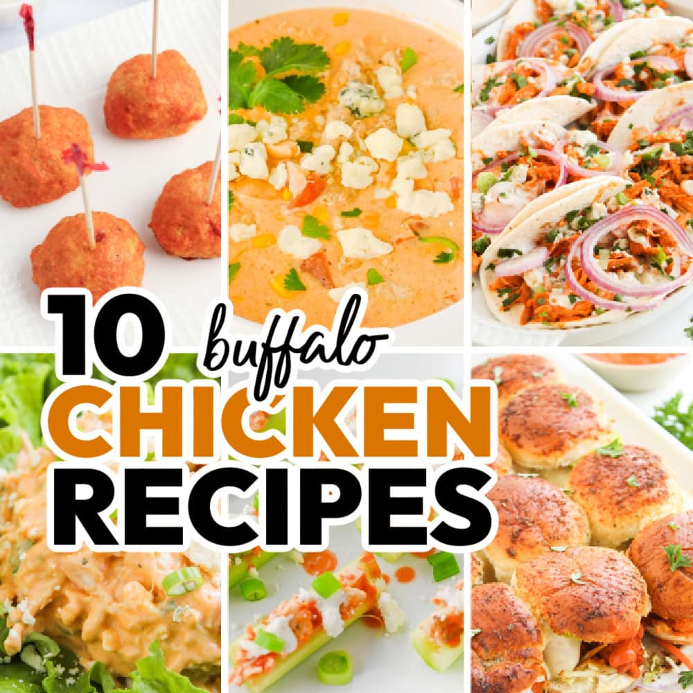 buffalo chicken recipes featured image