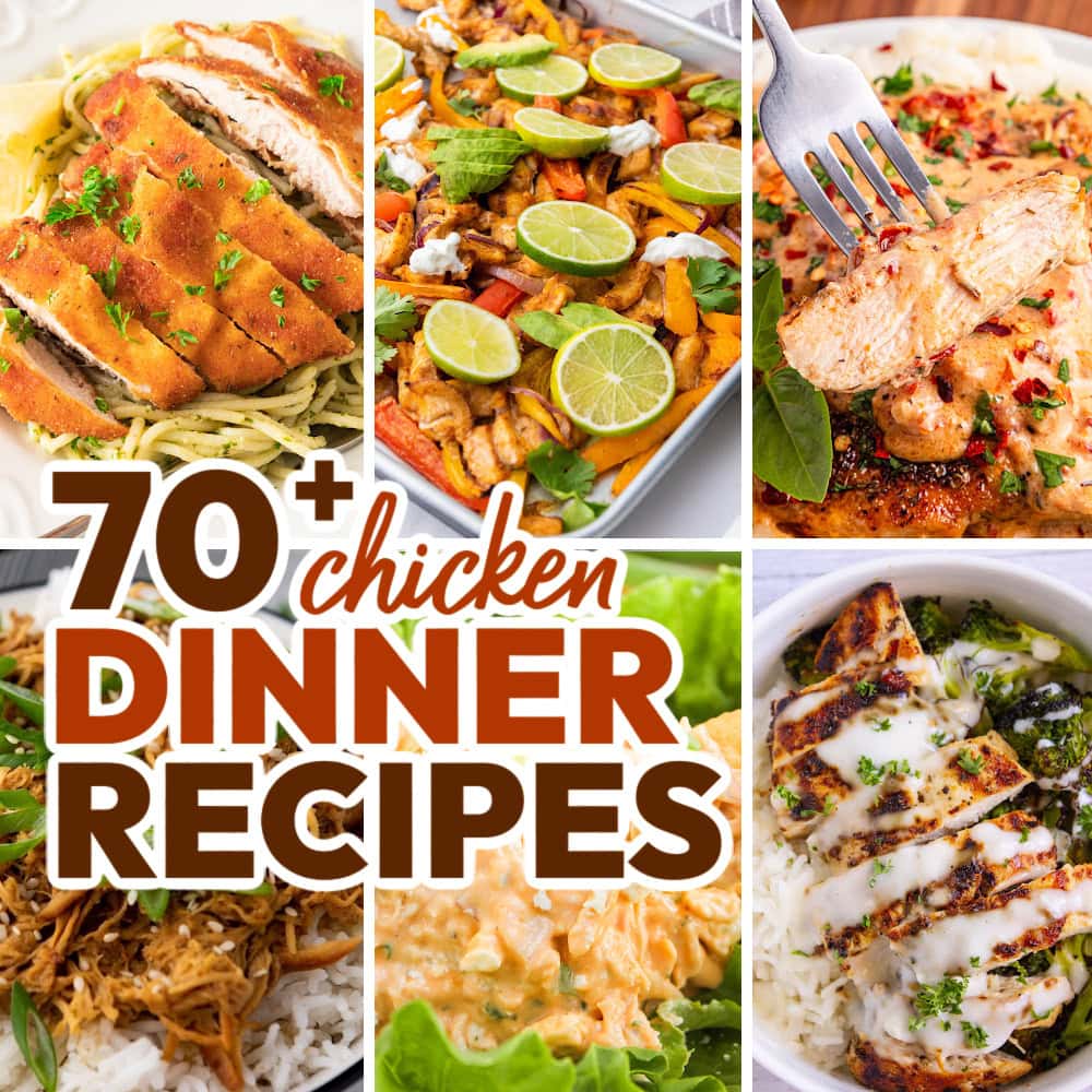 chicken dinner recipes feature image