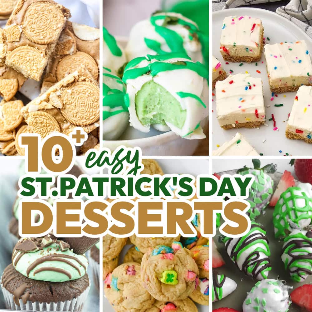 st patrick day desserts featured image