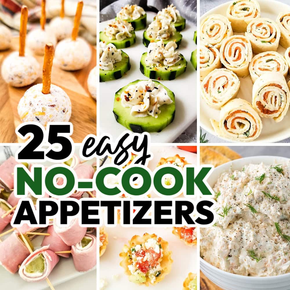25 No-Cook Appetizers for Quick Party Starters 1 no cook appetizers featured image