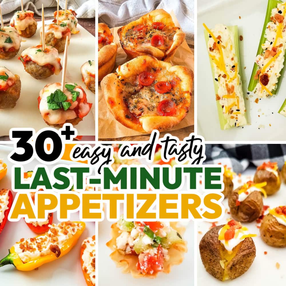 30+ Tasty Last-Minute Appetizers You Can Make in No Time!