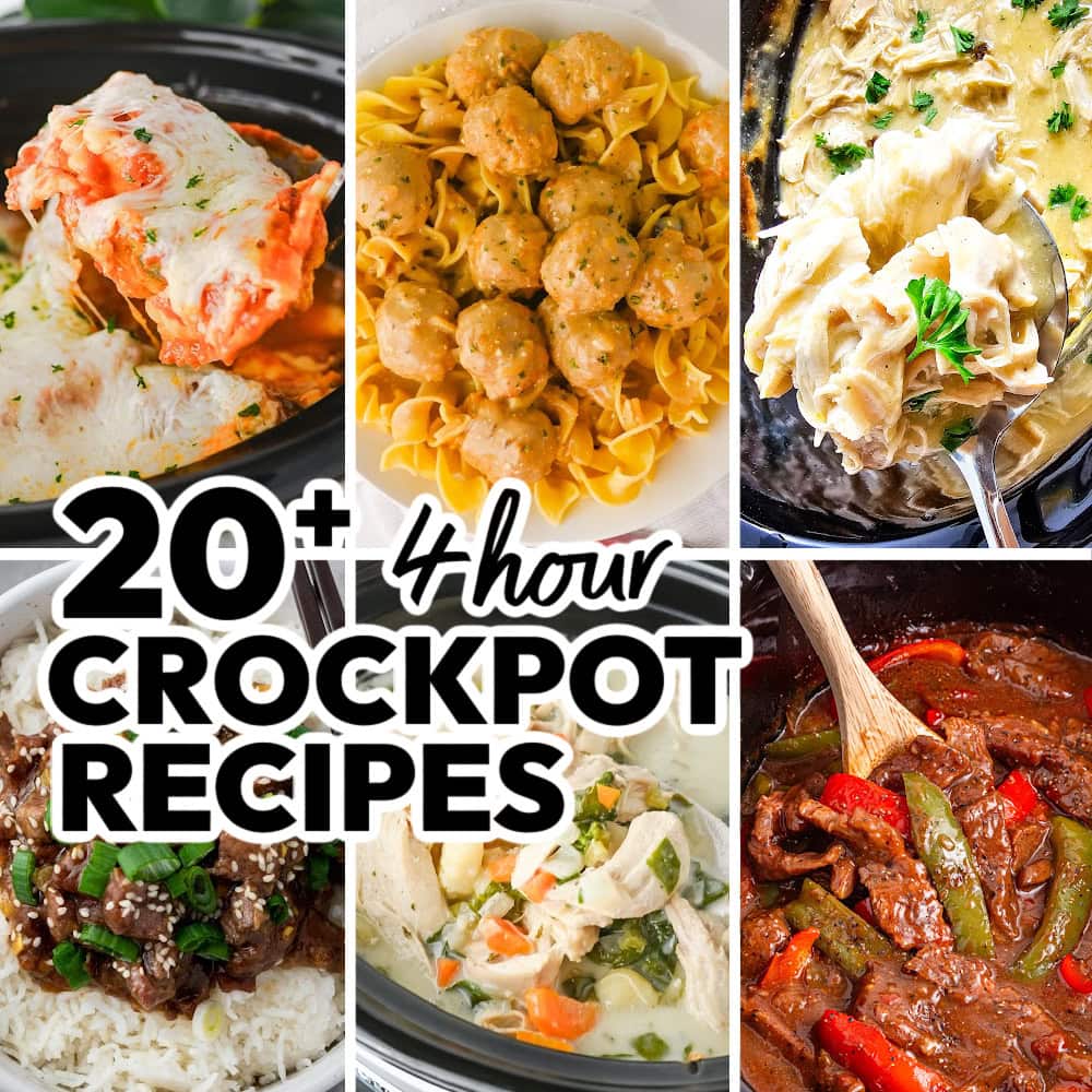 4 hour crockpot recipes featured image