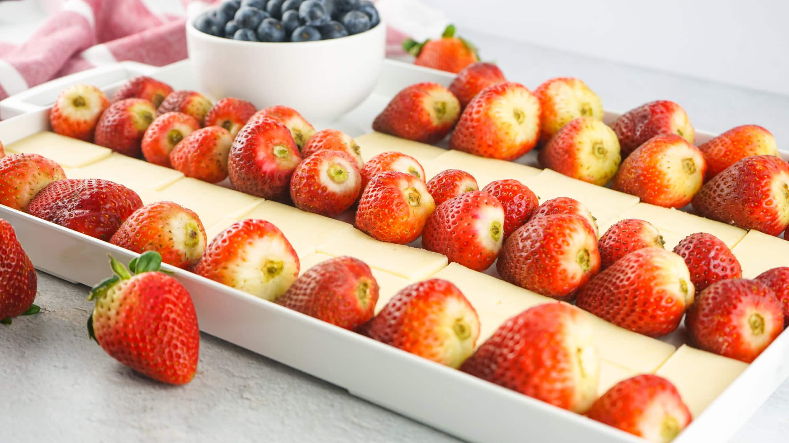 4th of July Fruit and Cheese Platter 1 4th of July Fruit and Cheese Platter