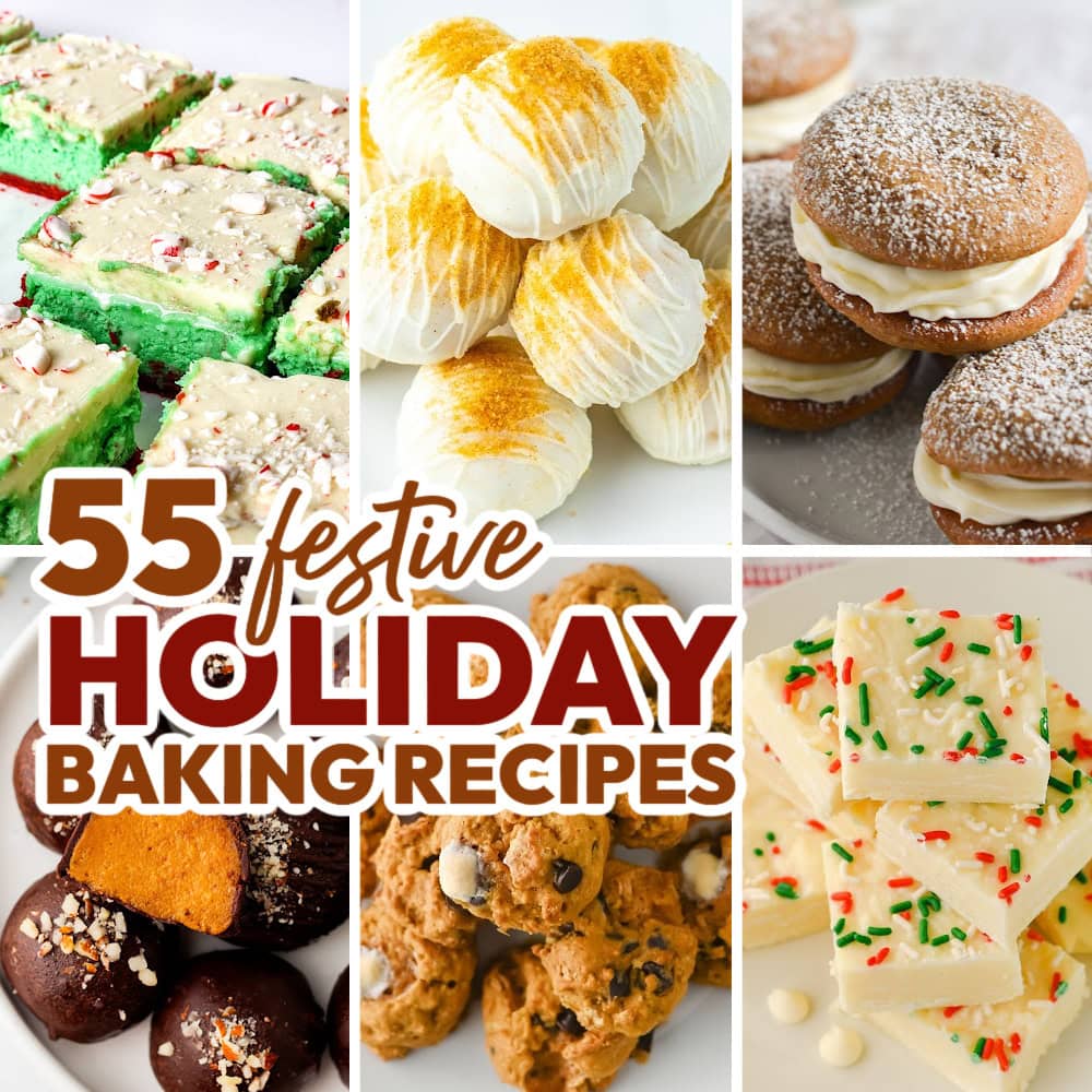 holiday baking recipes featured image