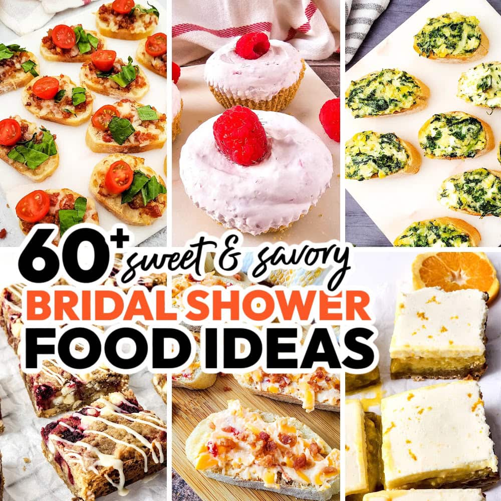 60+ Elegant & Easy Bridal Shower Finger Food Ideas!