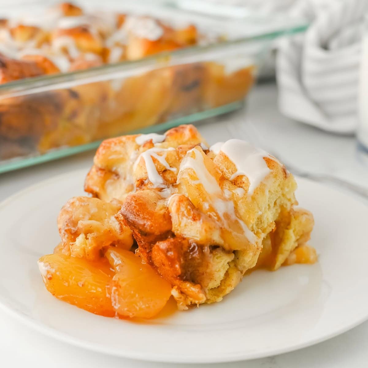Warm Apple Cinnamon Roll Bake 1 apple cinnamon roll bake featured image