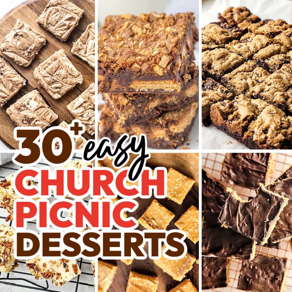 church picnic dessert recipes featured image