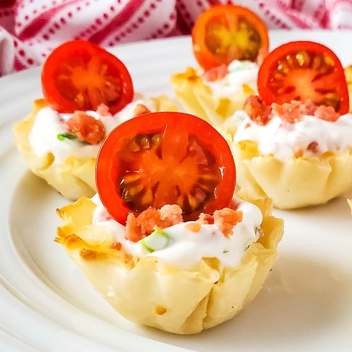 BLT Phyllo Party Bites 1 BLT Phyllo Party Bites