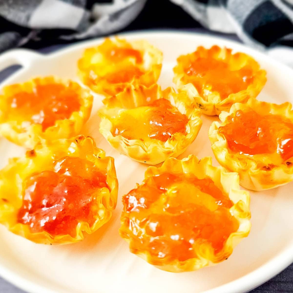 3-Ingredient Brie Phyllo Tarts