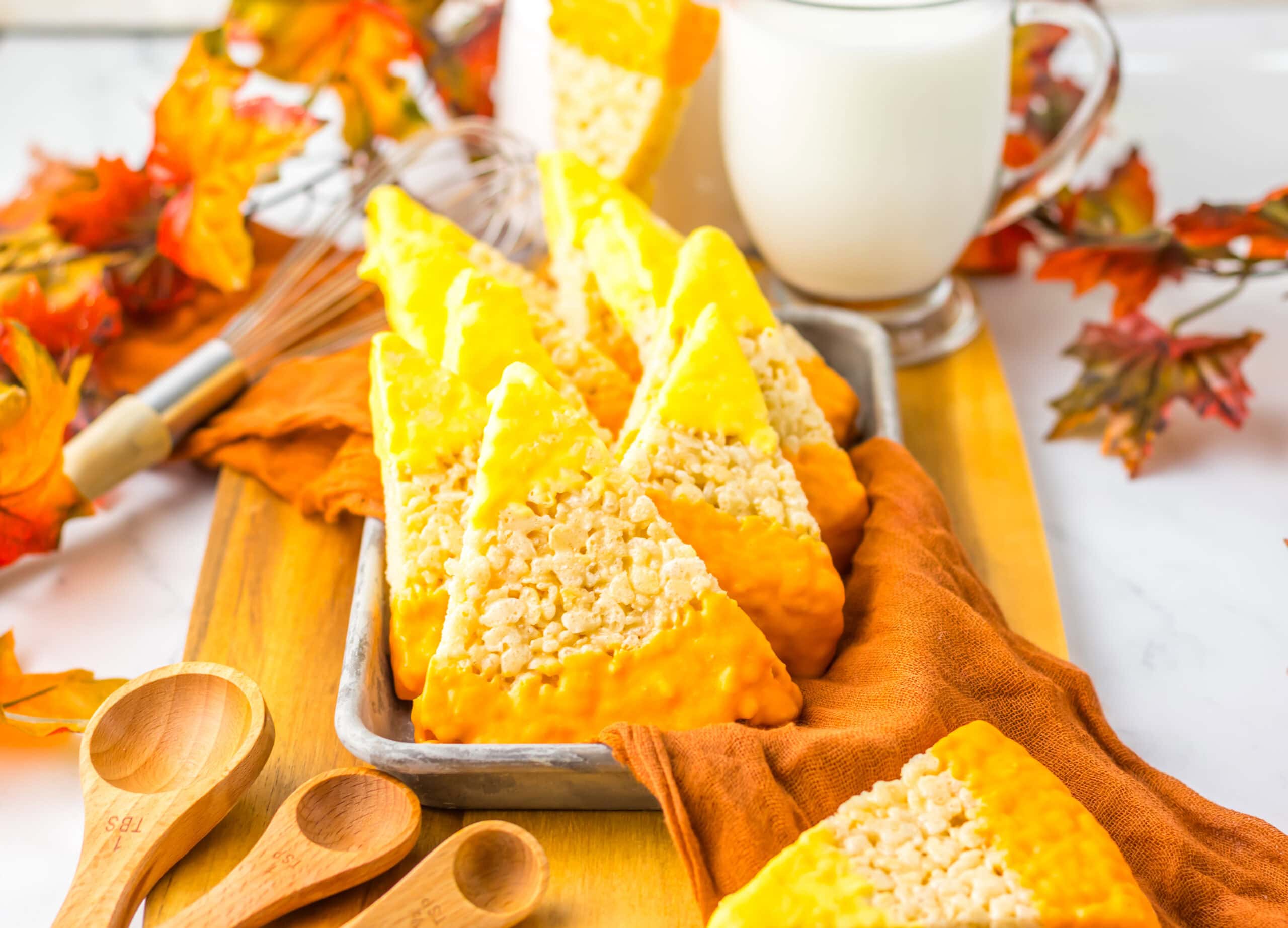 Candy Corn Rice Krispies 1 Candy Corn Rice Krispies