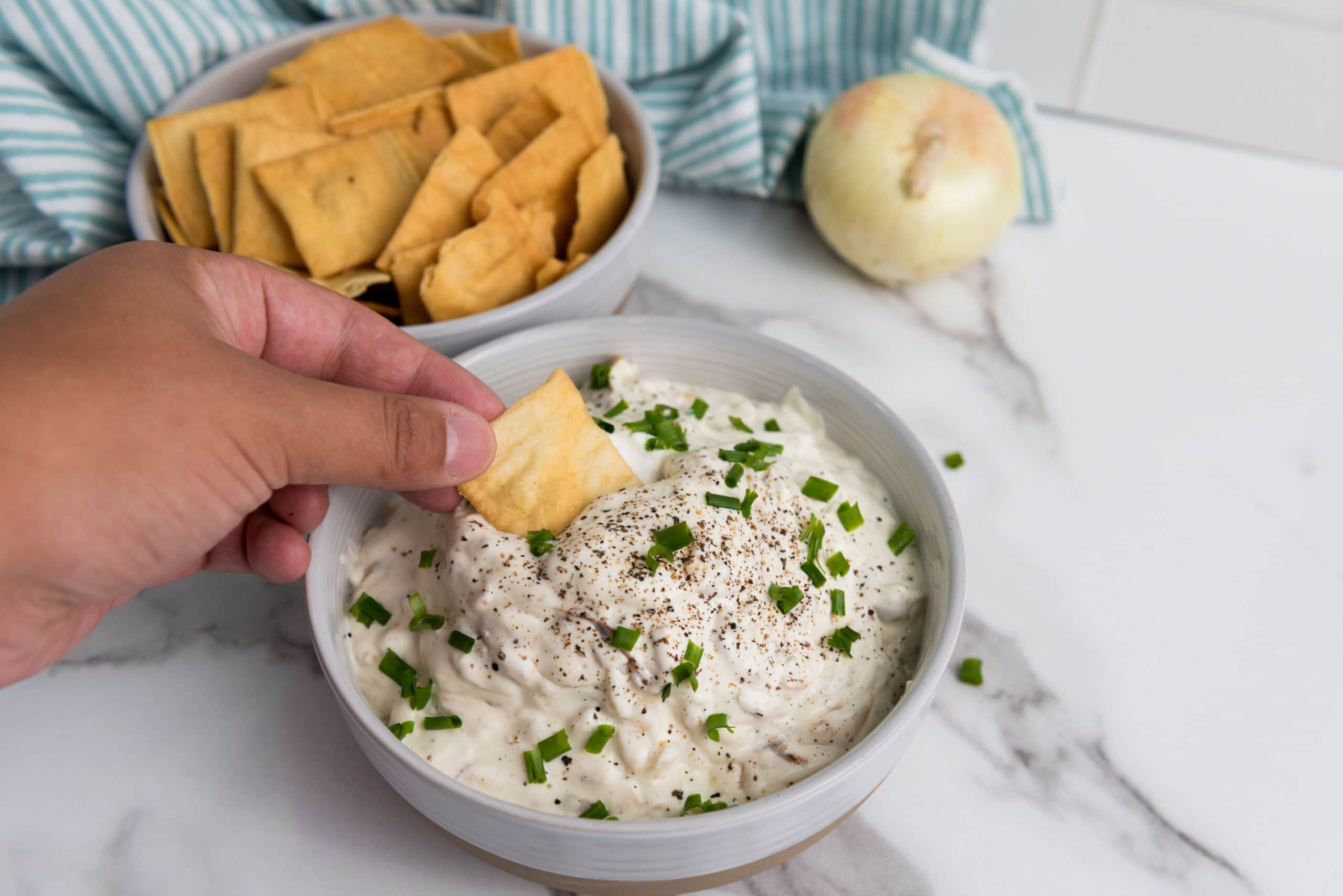 A Crowd-Pleasing Caramelized Onion Dip 1 caramelized onion dip