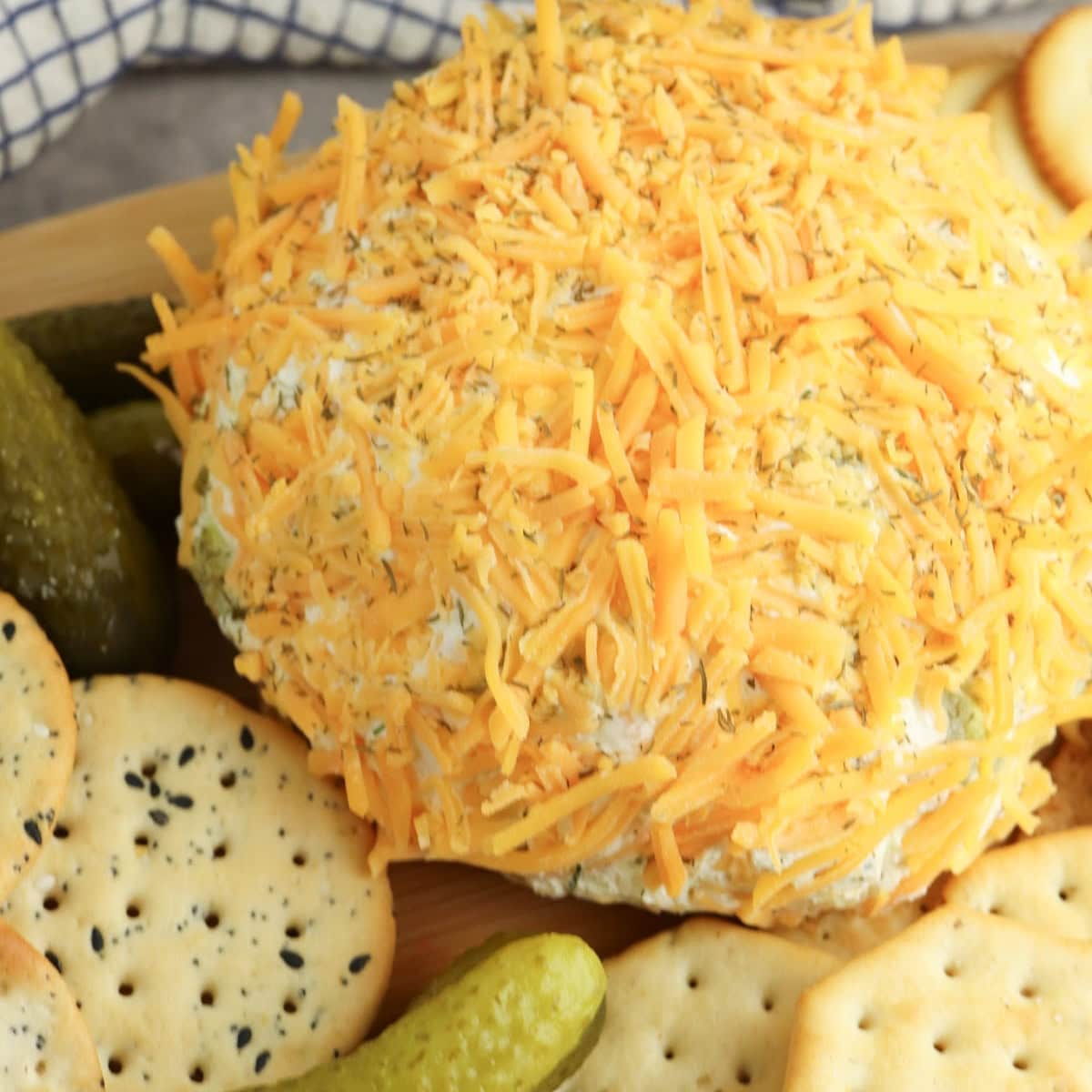 Cheddar Pickle Cheese Ball 1 Cheddar Pickle Cheese Ball