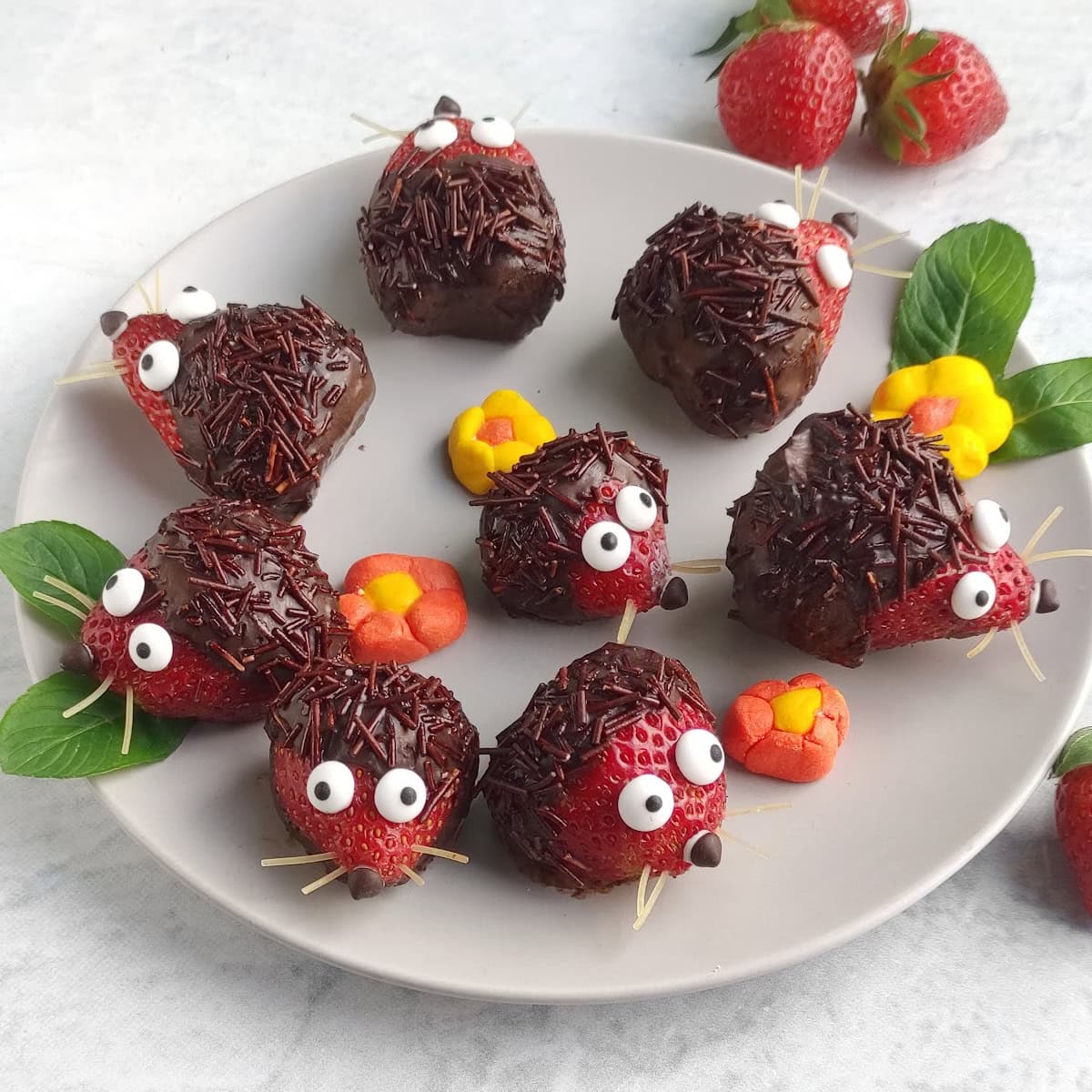 Strawberry Forest Hedgehogs 1 Strawberry Forest Hedgehogs