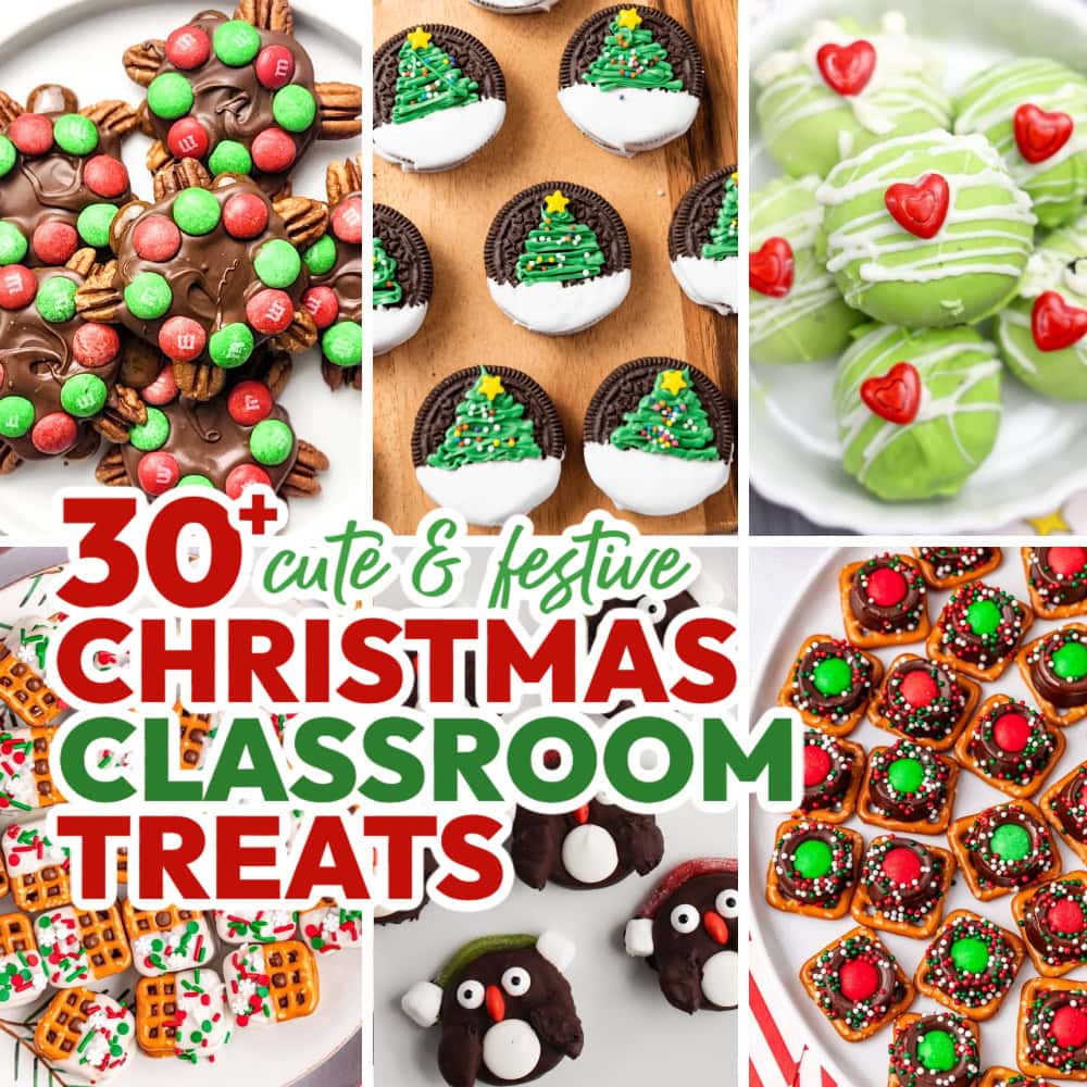 30+ Christmas Classroom Treats for Kids 1 christmas classroom treats