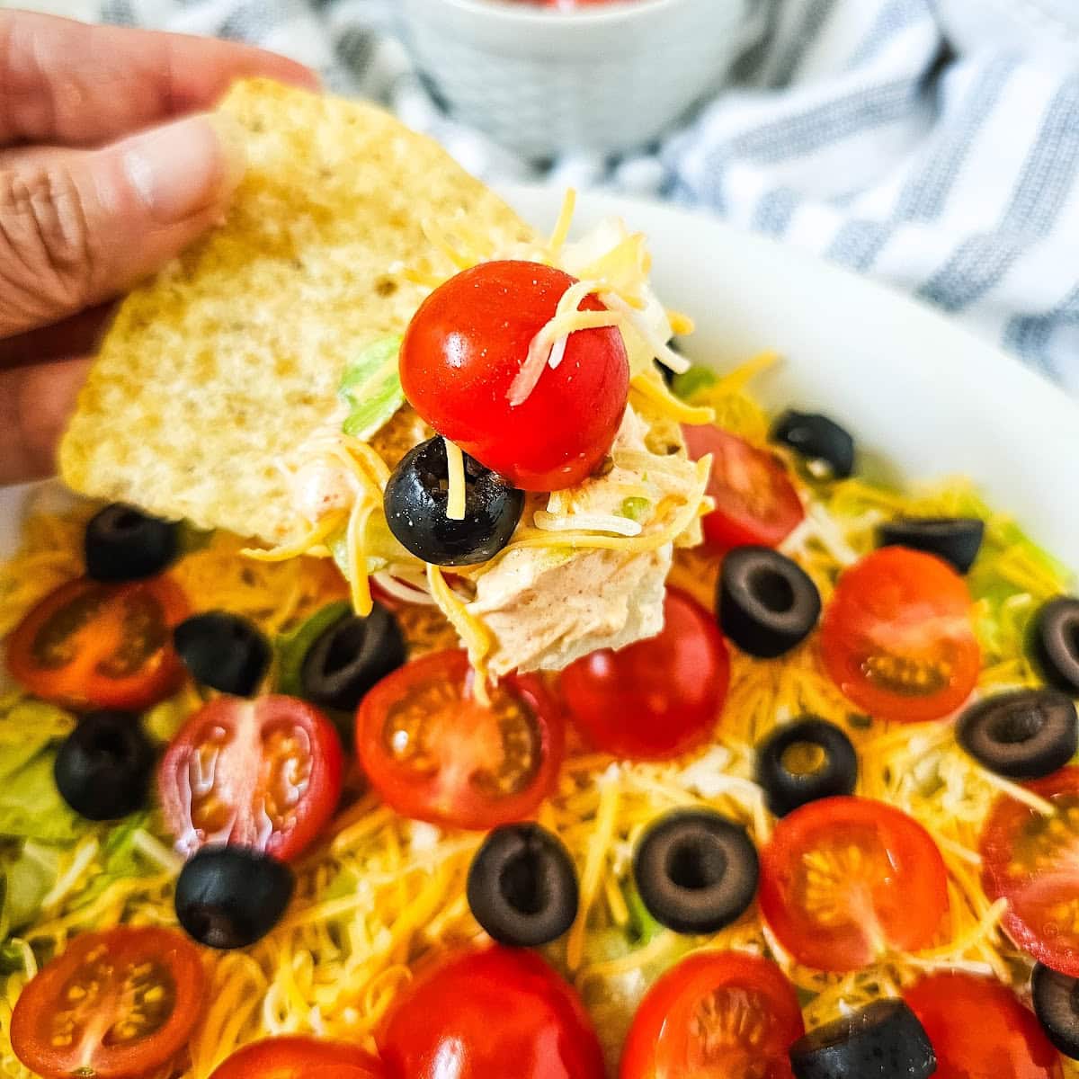 Classic Cold Taco Dip 1 classic taco dip featured image
