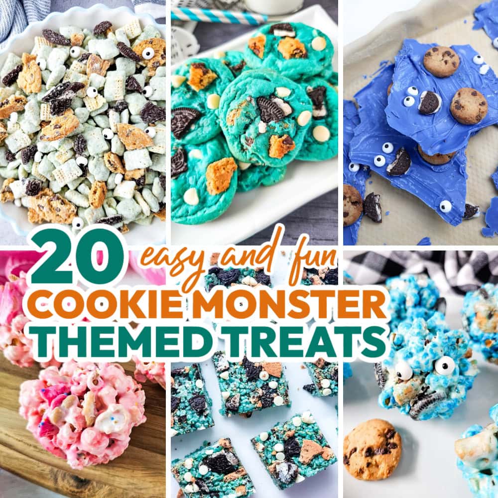 Cookie Monster-Themed Treats That Are Easy and Fun to Make