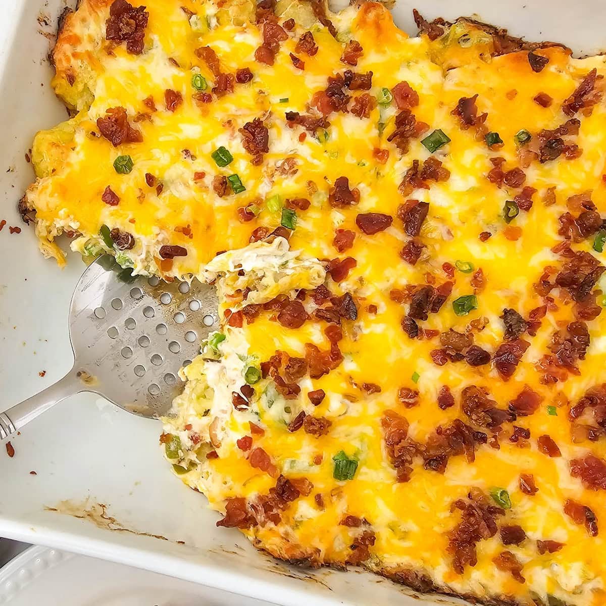 Cracked Out Chicken Tater Tot Casserole