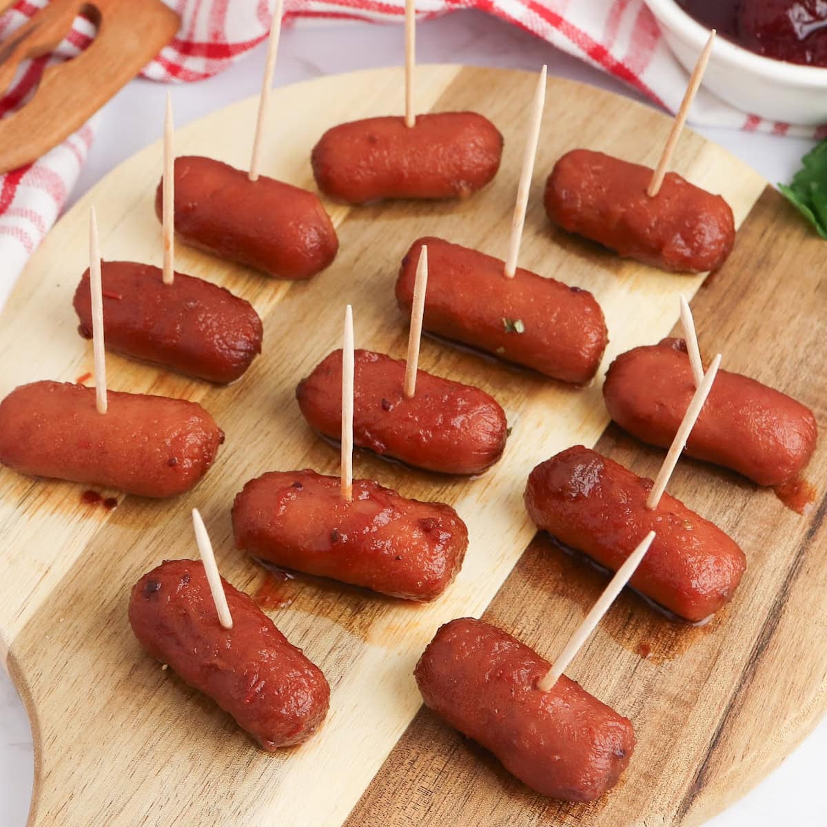 Crockpot Cranberry Cocktail Sausages 1 cranberry cocktail sausages