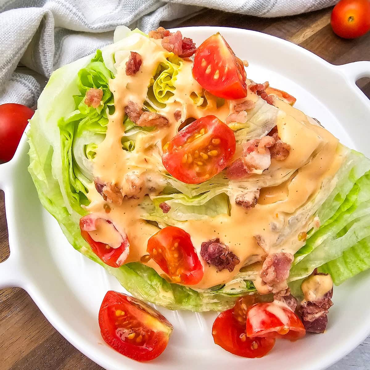 Crisp Iceberg Wedge Salad 1 wedge salad featured image