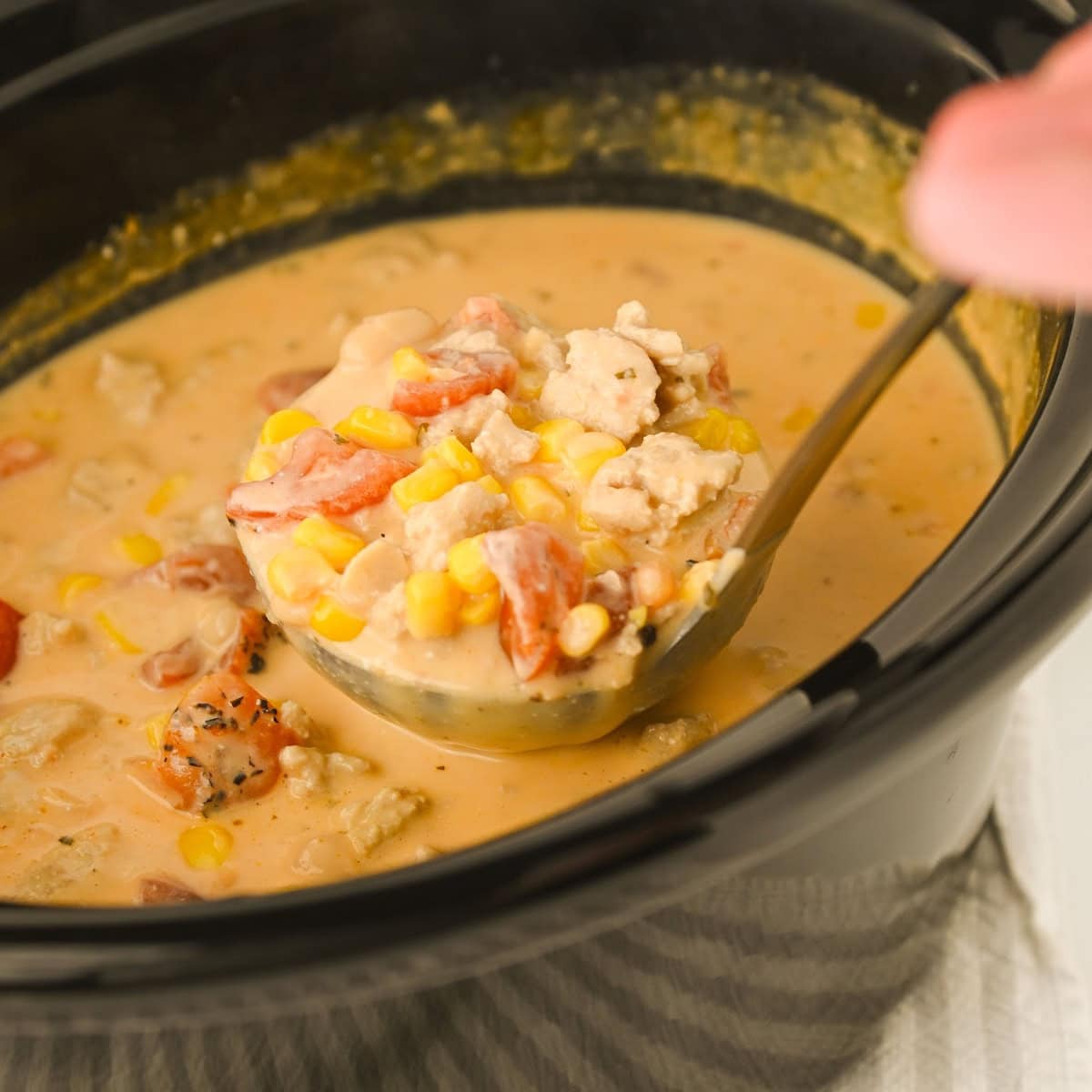 Crockpot Buffalo Chicken Chili featured image