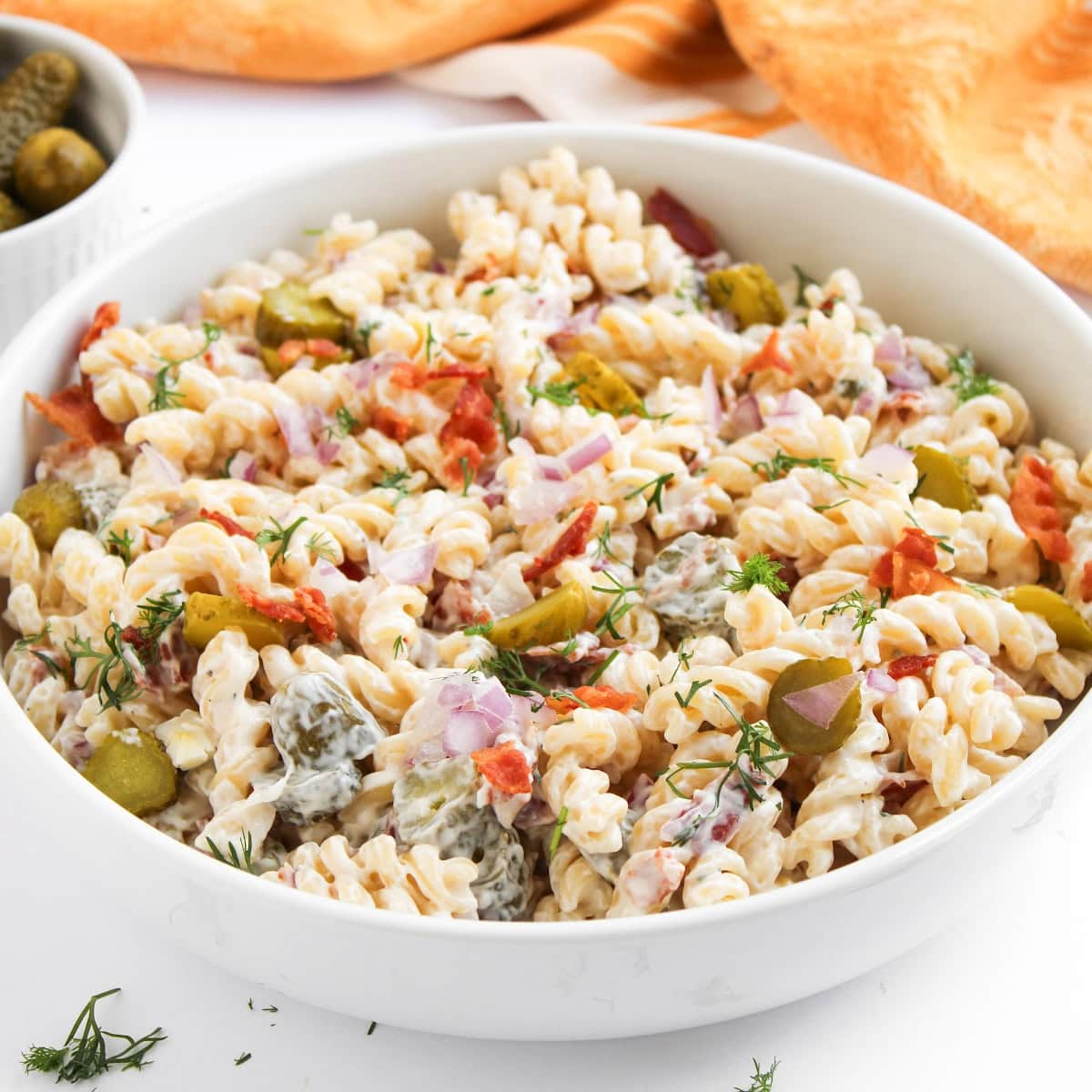 dill pickle pasta salad