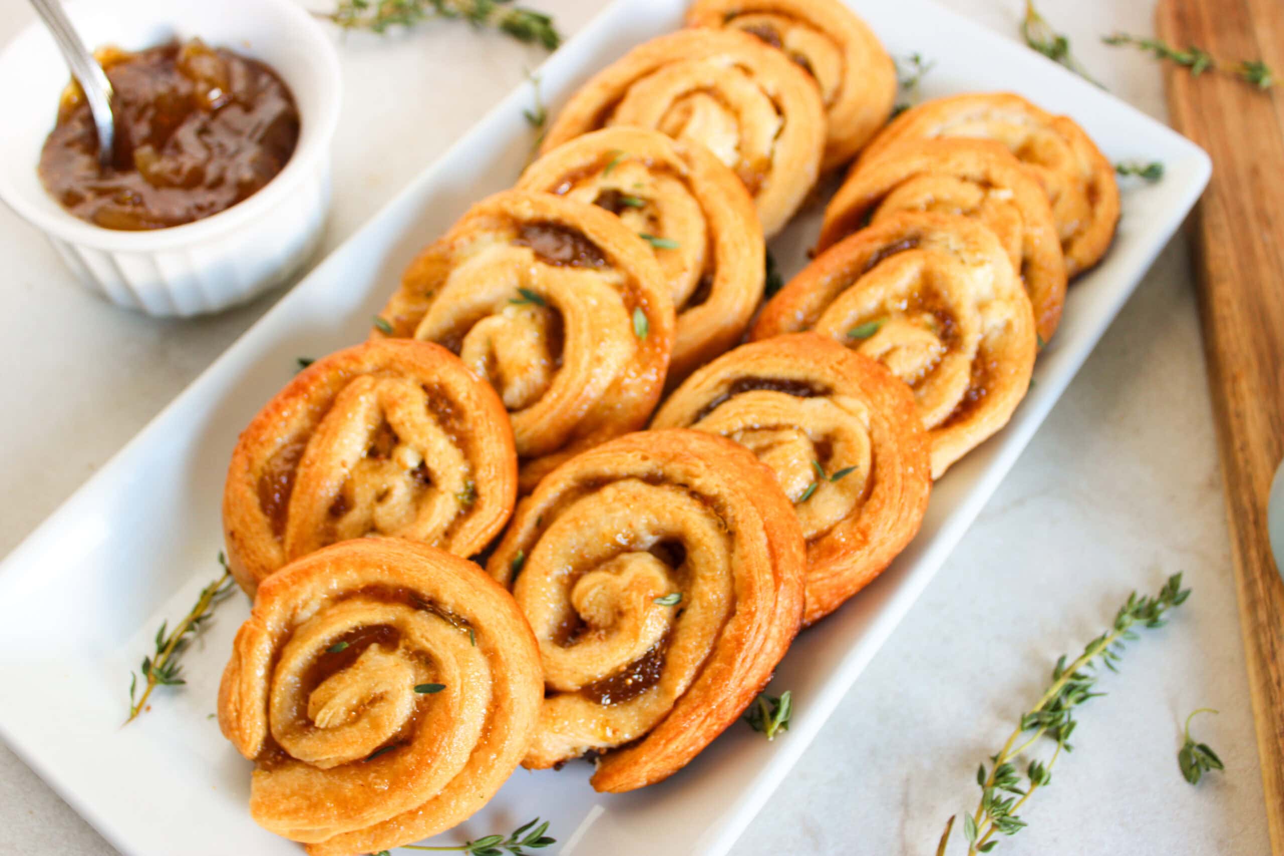 Fig and Goat Cheese Pinwheel 1 Fig and Goat Cheese Pinwheel