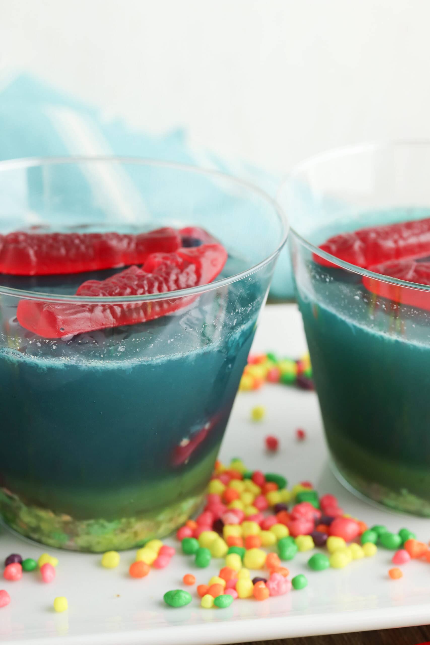Fish Bowl Jello Cups 1 Fish Bowl Jello Cups