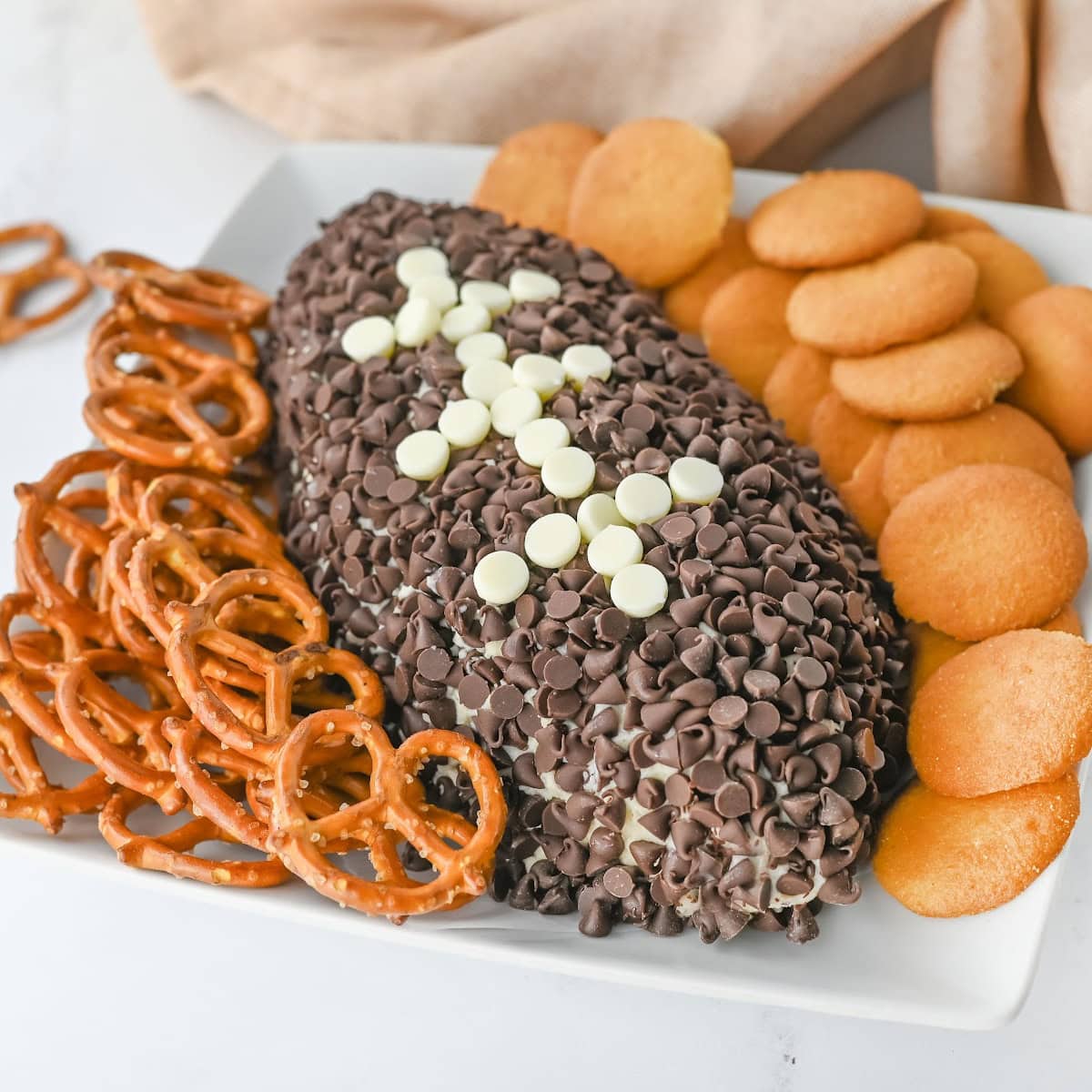 Football Cheeseball Dip 1 football cheeseball dip featured image