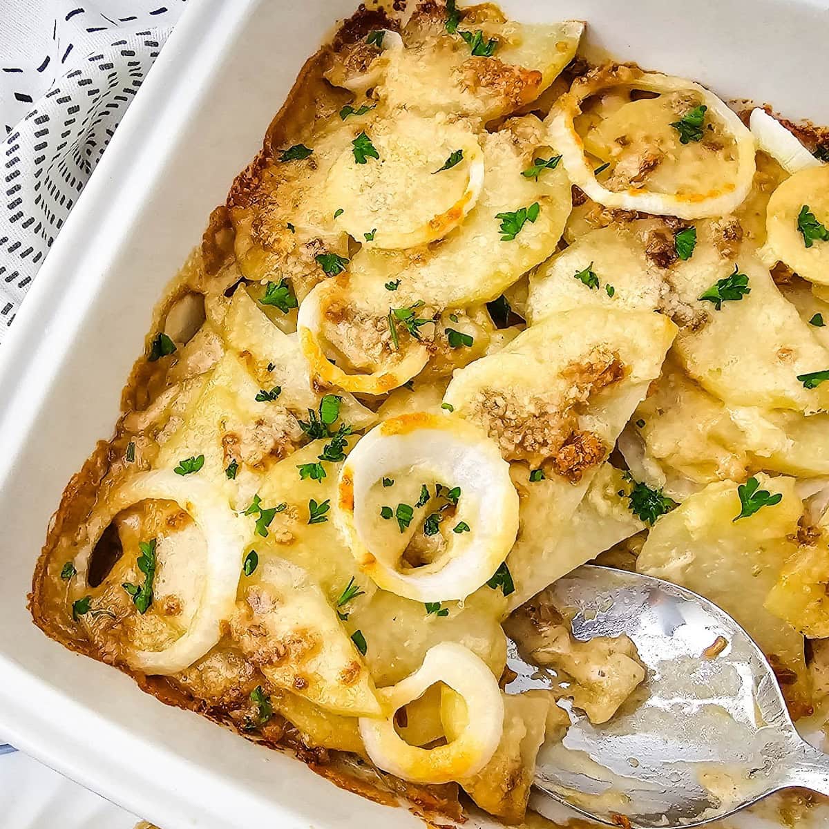 French Onion Potato Bake 1 french onion potato bake featured image