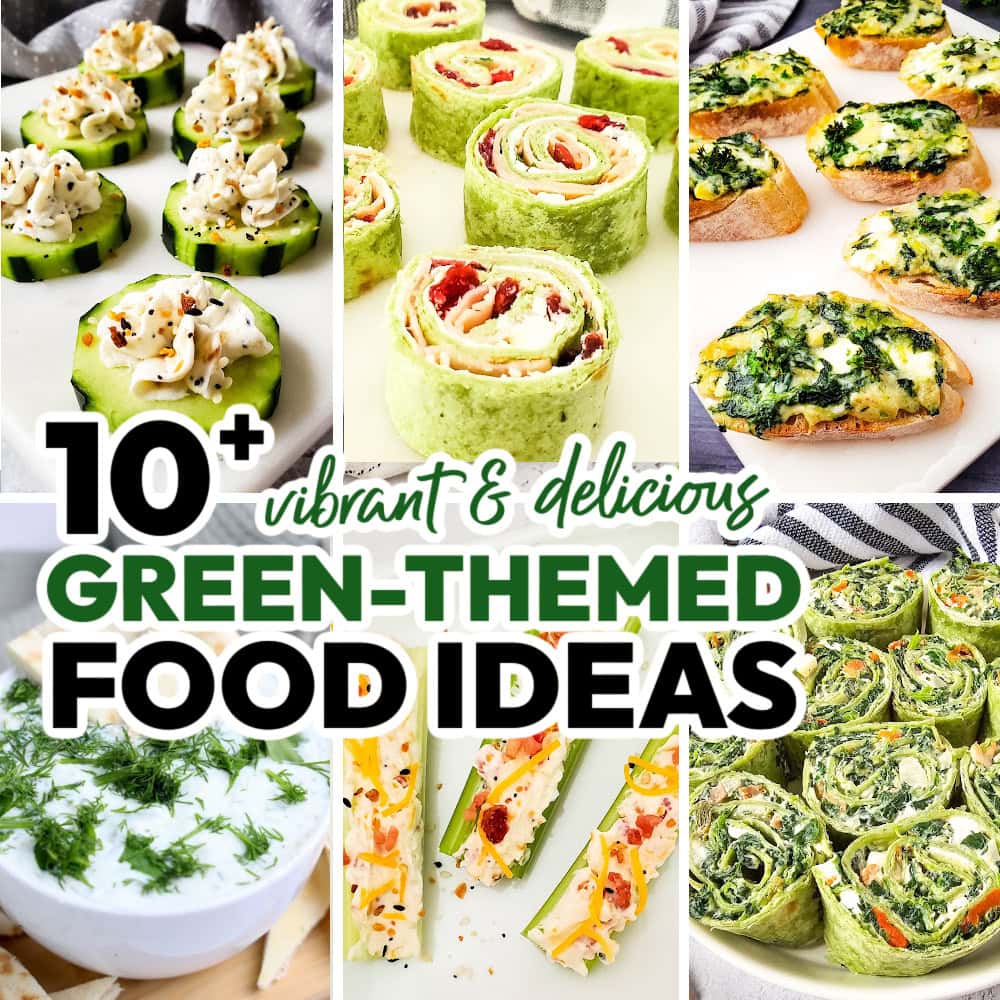 10+ Green Food Ideas for a Green-Themed Party