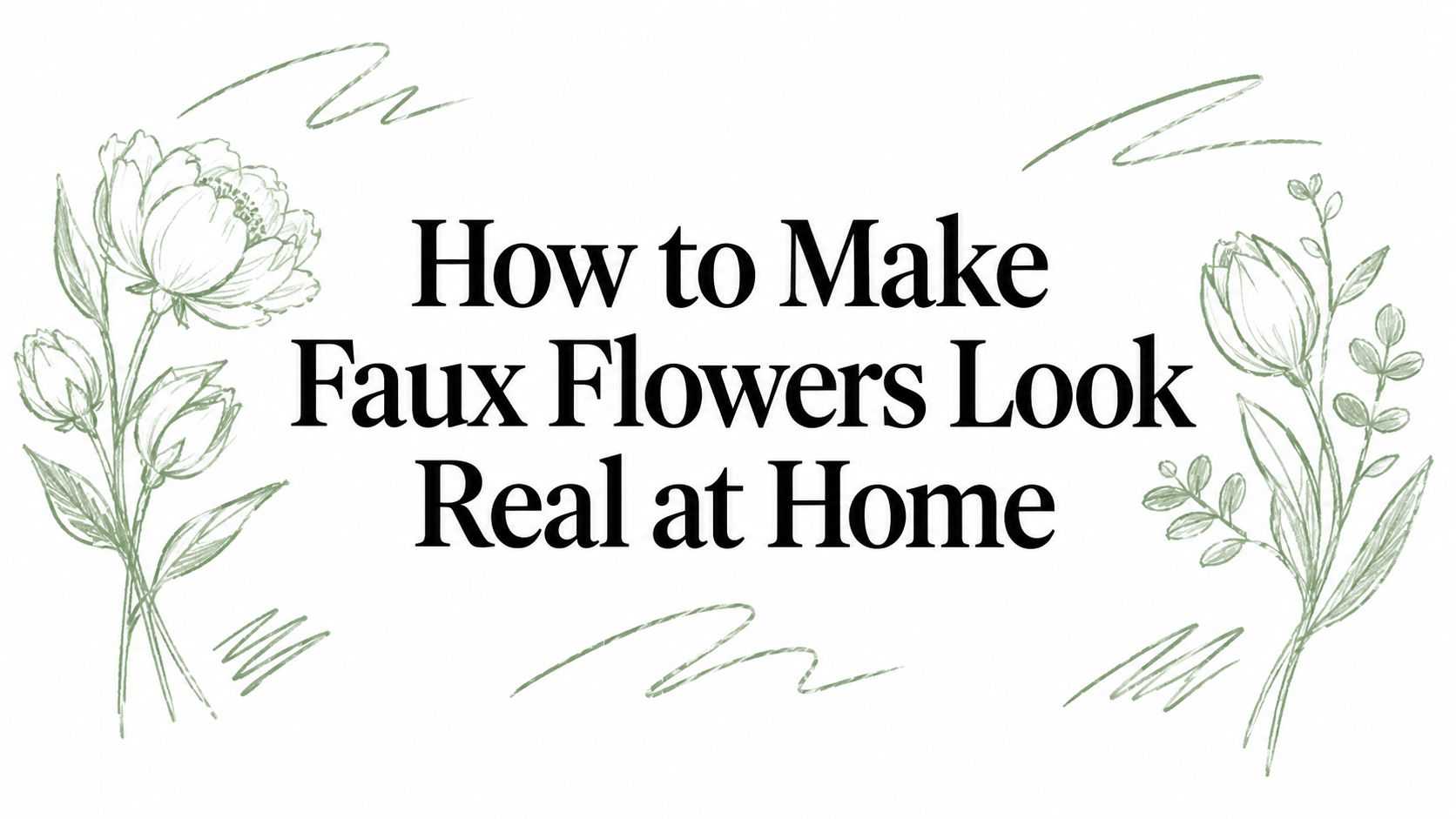 How to Make Faux Flowers Look Real at Home 1 how to make faux flowers look real floral design