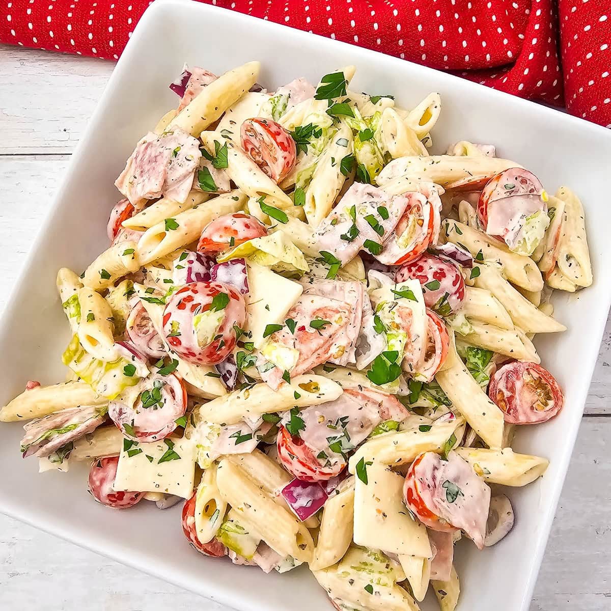 Italian Hoagie Pasta Salad featured image
