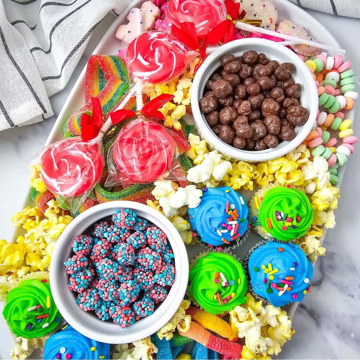 Colorful Kids Birthday Charcuterie Board 1 kids birthday charcuterie board