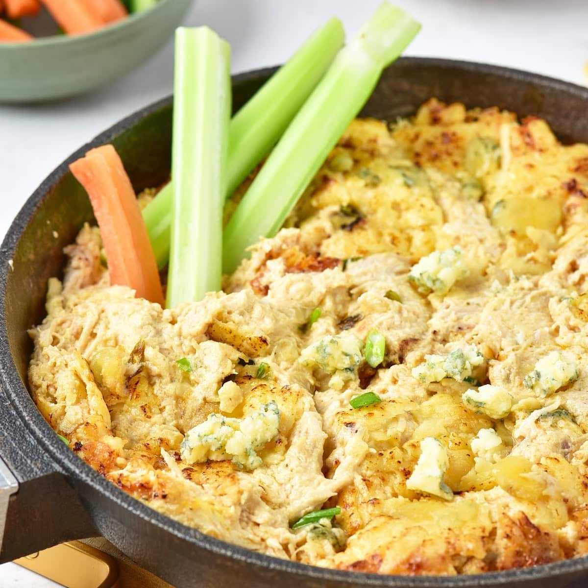 Leftover Turkey Cheesy Buffalo Dip 1 Leftover Turkey Cheesy Buffalo Dip featured image