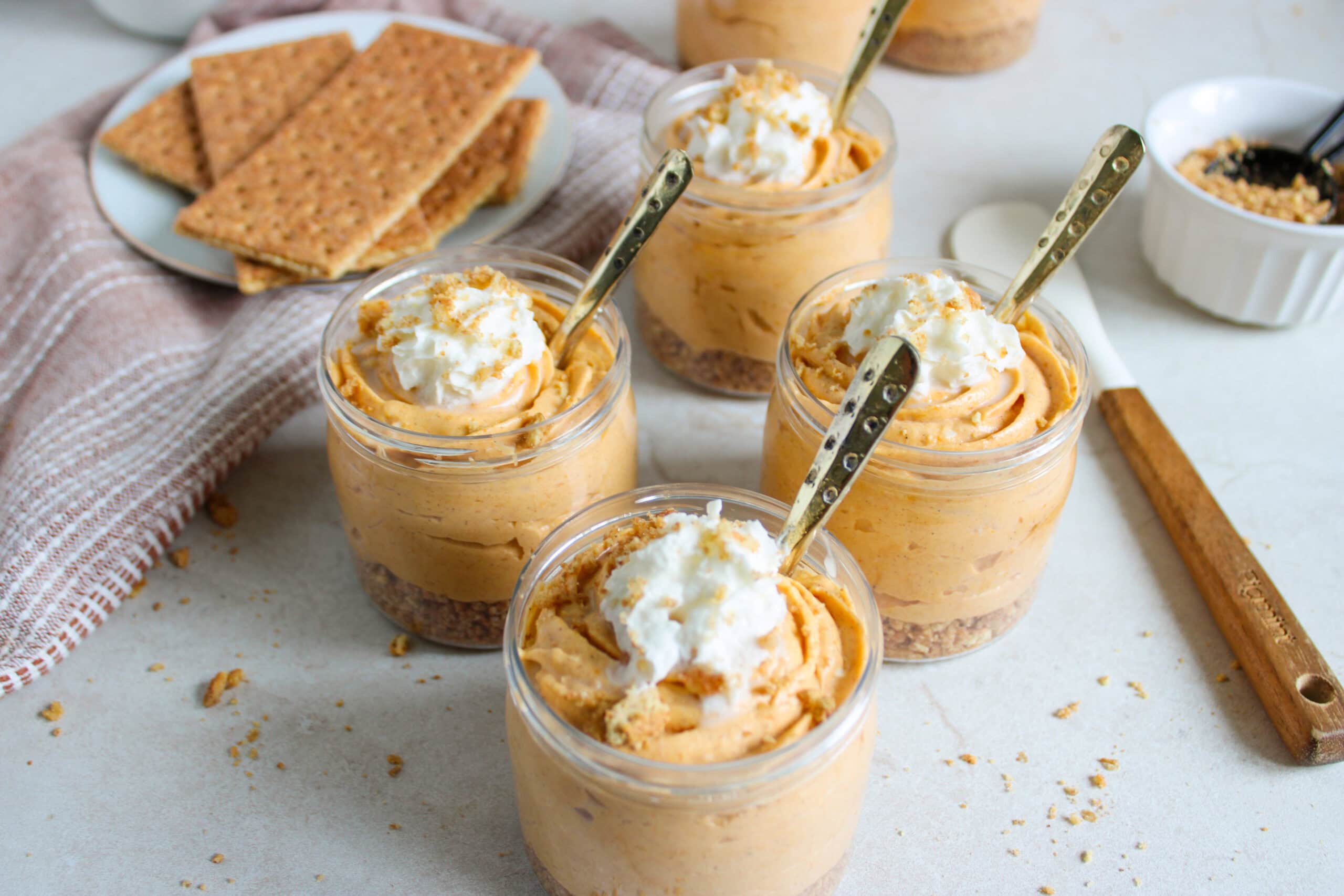 No-Bake Pumpkin Cheesecake Cups 1 No-Bake Pumpkin Cheesecake Cups