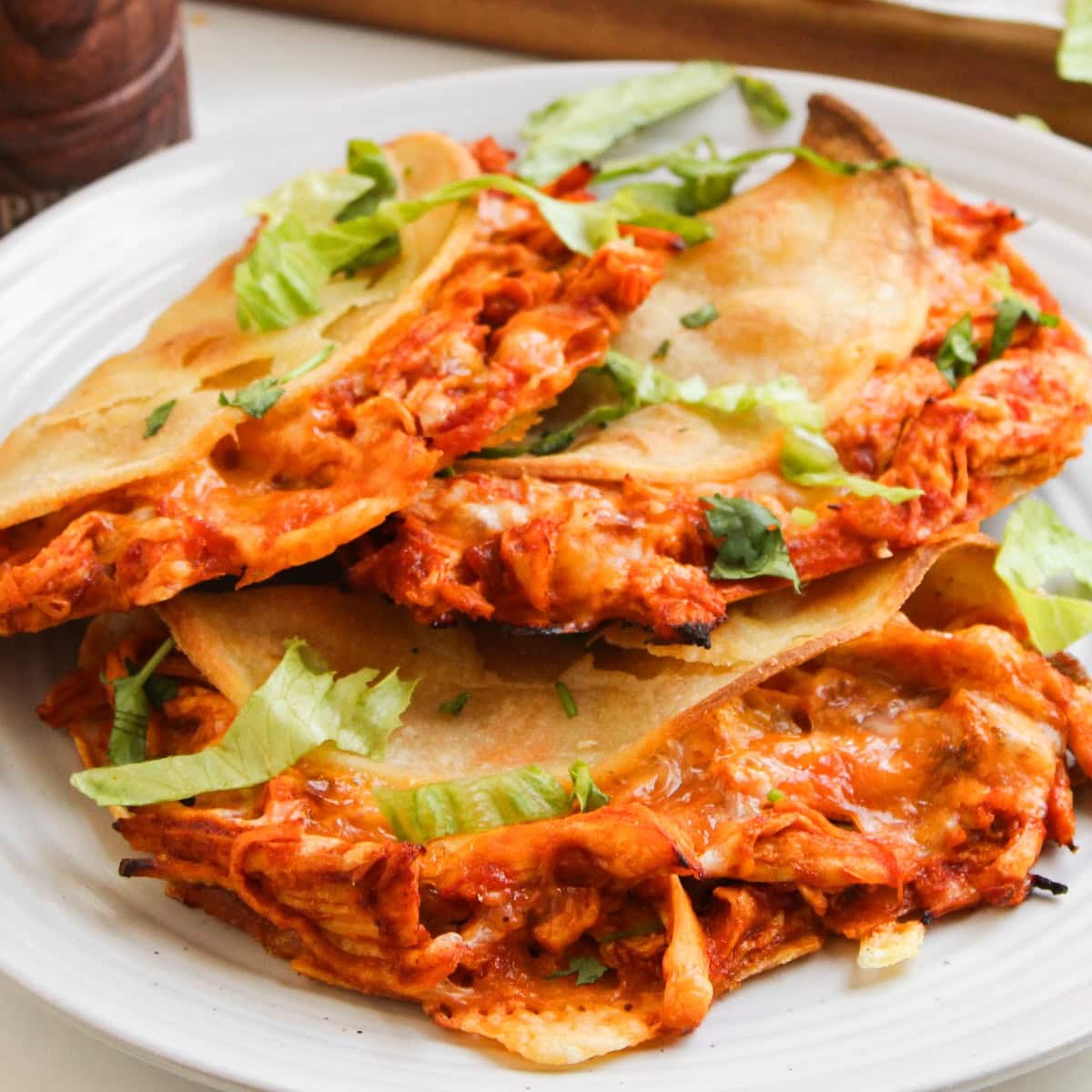 No-Fry Crispy Baked Chicken Tacos 1 crispy baked chicken tacos featured image