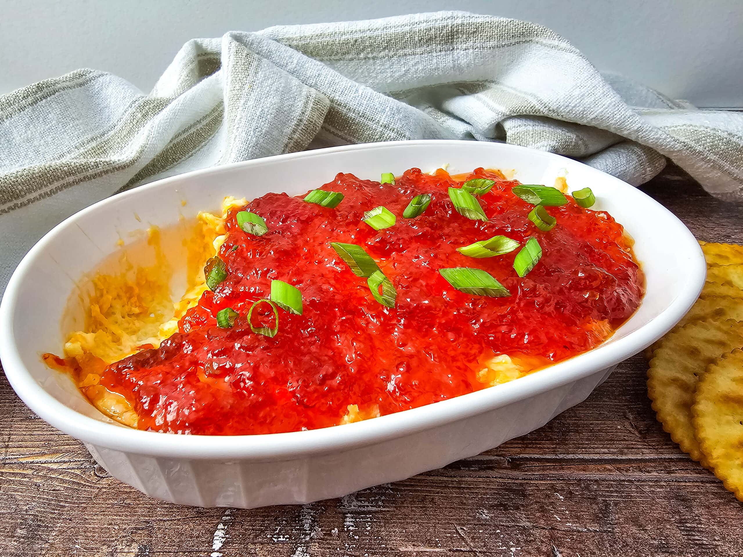 Sweet & Spicy Pepper Jelly Cheese Dip 1 Sweet & Spicy Pepper Jelly Cheese Dip