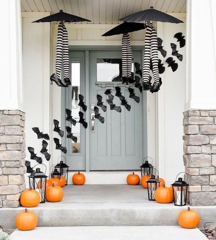 Witch porch decor