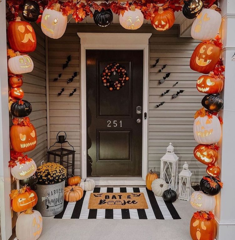 pumpkin porch arch