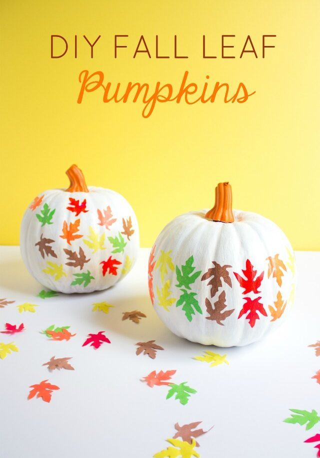 tissue paper leaves with mod podge