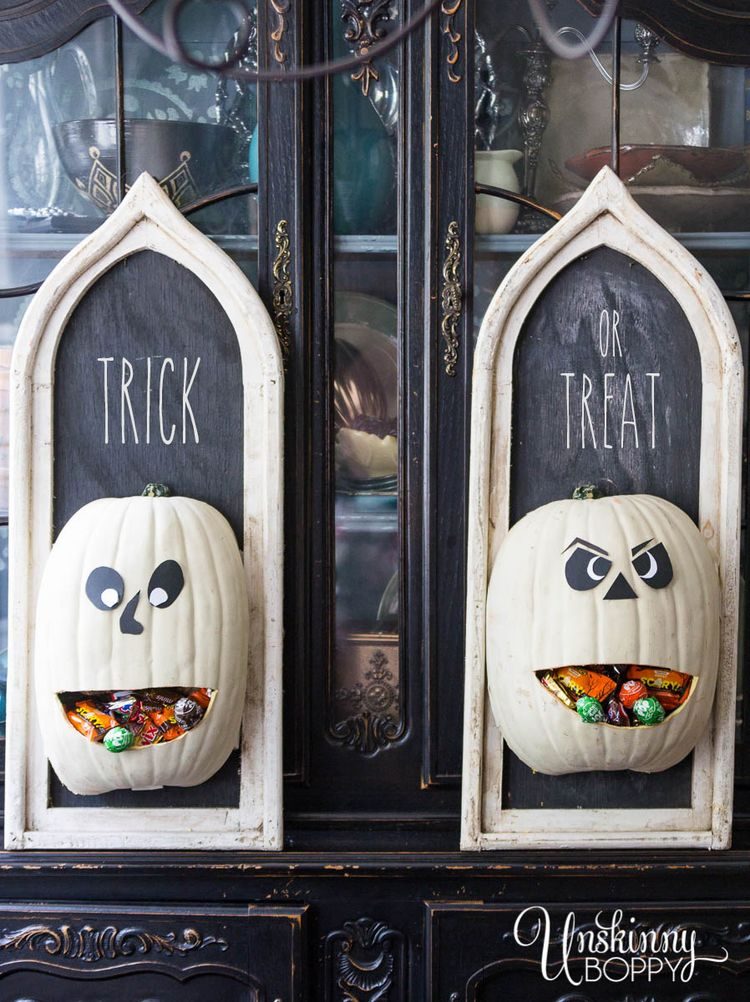 diy pumpkin candy dispenser