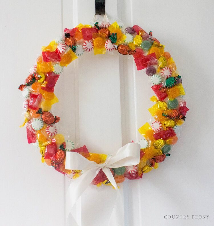 diy candy wreath
