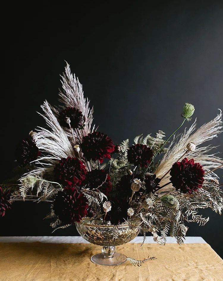 moody florals for Halloween