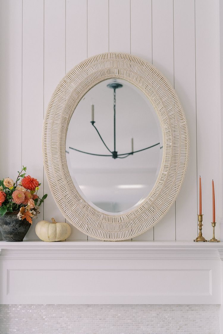 halloween mantel ideas dyed candles