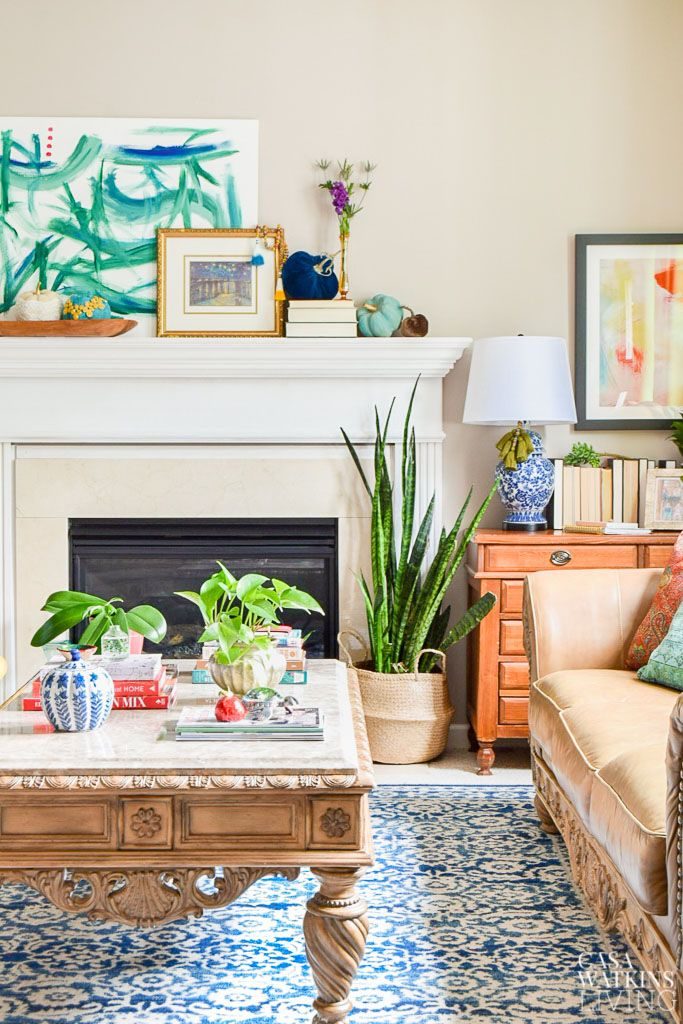 halloween mantel ideas have fun with color