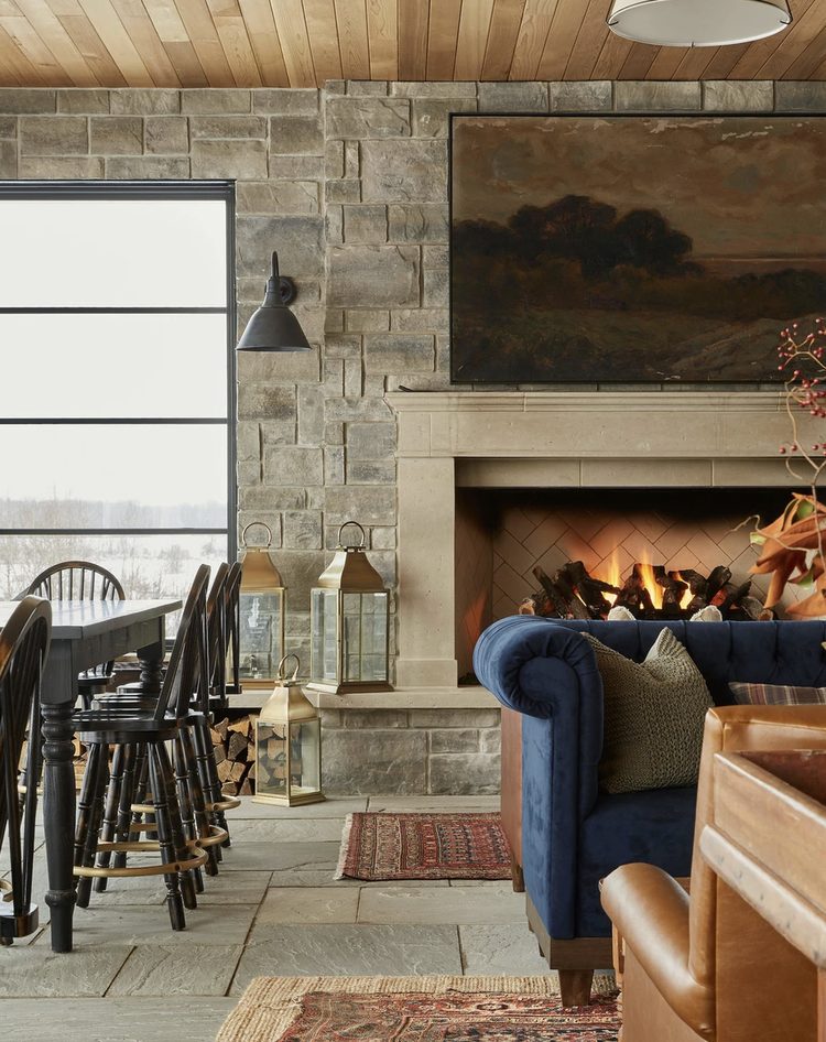 halloween mantel ideas warm colors