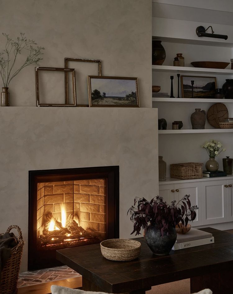 halloween mantel ideas empty frames