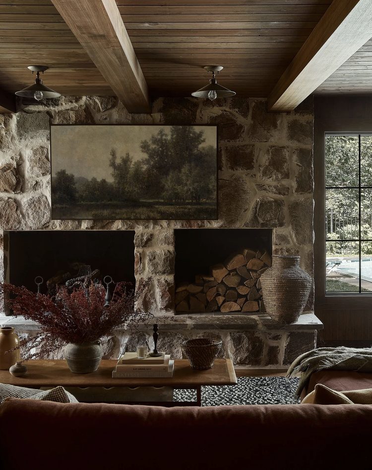 black decor halloween mantel ideas
