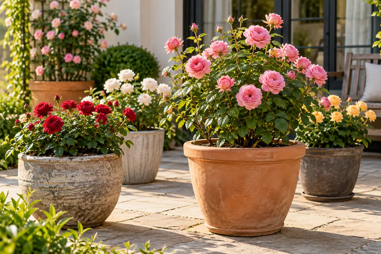 Choosing the Right Pot for Roses