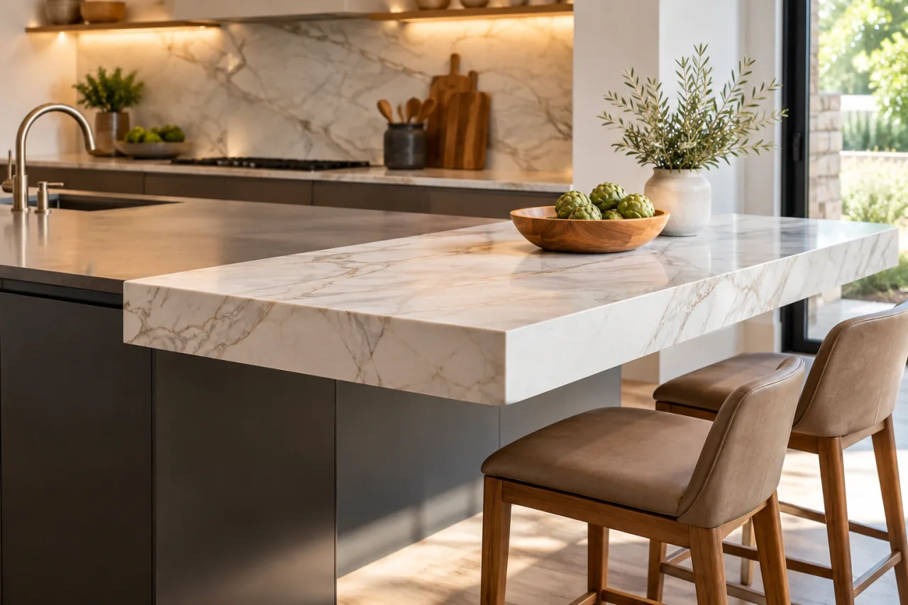 28 Stylish & Functional Kitchen Countertop Ideas to Try Now 21 Floating Countertop Extensions